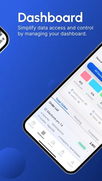 Fixtrack Device Management سکرین شاٹس