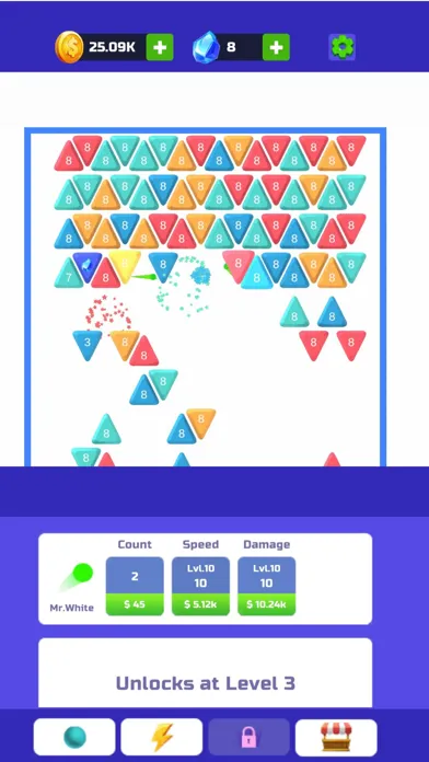 Tangkapan layar Brick Breaker : Idle Smasher
