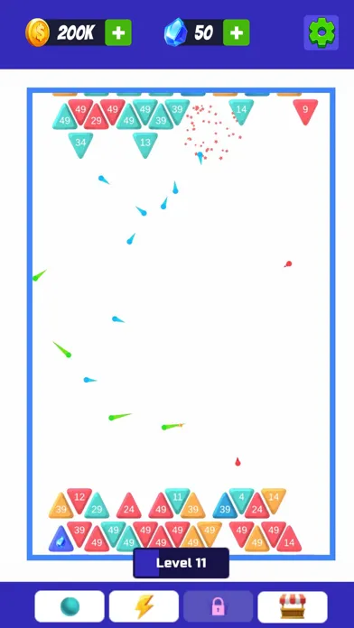 Tangkapan layar Brick Breaker : Idle Smasher
