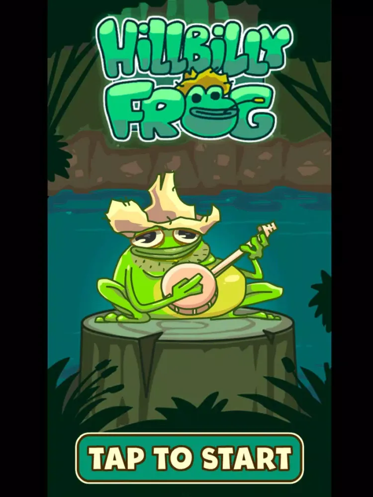Tangkapan layar Hillbilly Frog iPad 