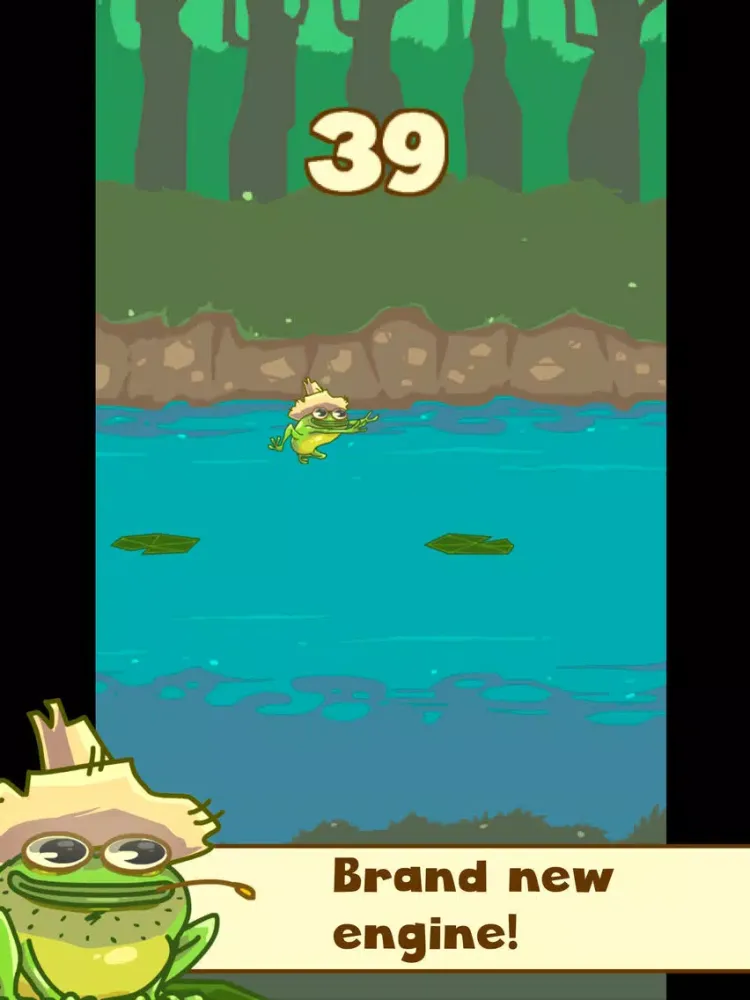Tangkapan layar Hillbilly Frog iPad 