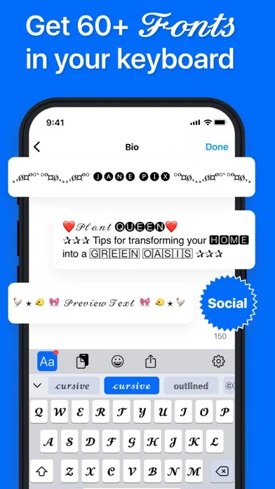 Скриншоты Keyboard Fonts Pro