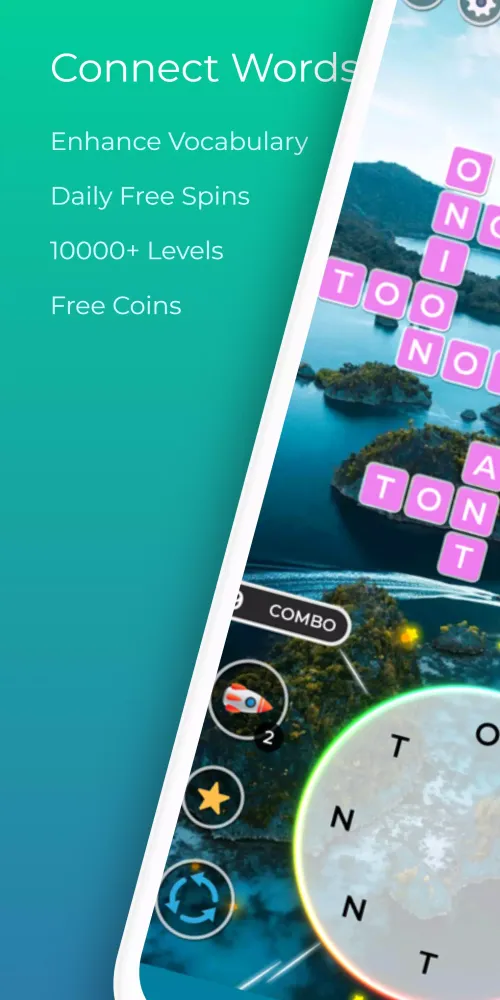 ภาพหน้าจอของ Connect Words Game Play