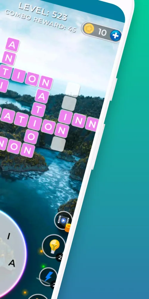 ภาพหน้าจอของ Connect Words Game Play