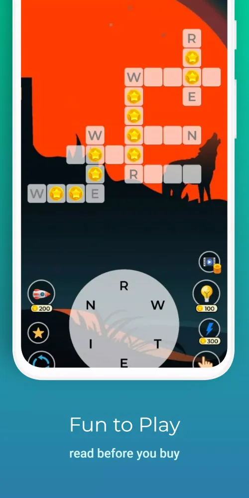 ภาพหน้าจอของ Connect Words Game Play