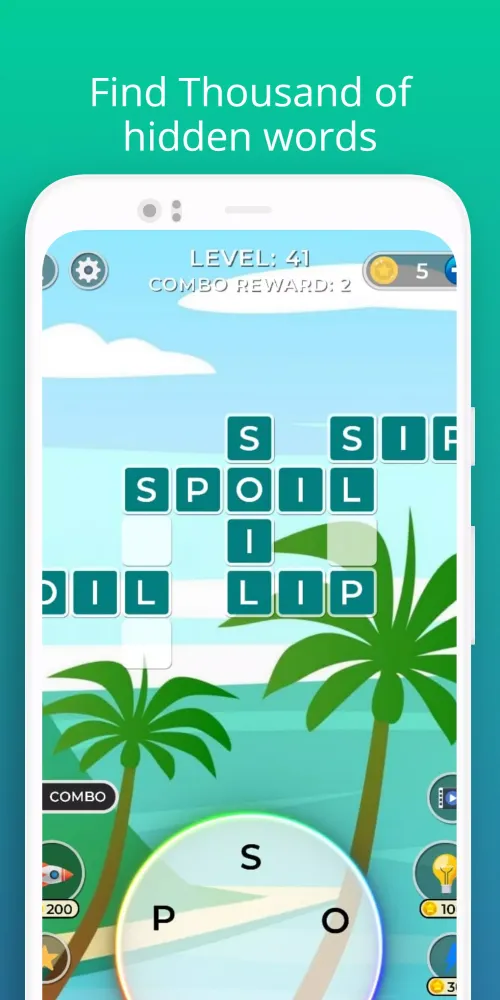 ภาพหน้าจอของ Connect Words Game Play