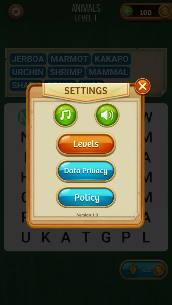 Word Search Screenshots