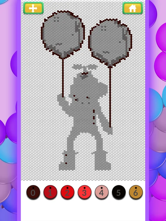 Sequin Sim - Colors by Number iPad  Screenshots