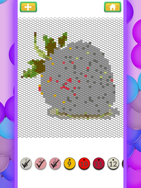 Sequin Sim - Colors by Number iPad  Screenshots