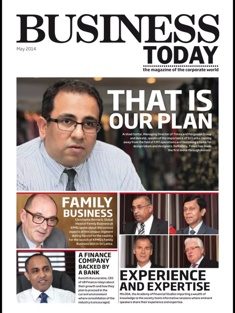 Capturas de tela do Business Today Mag iPad 