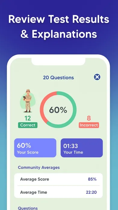 Zrzuty ekranu ASVAB Practice Prep Test 2024