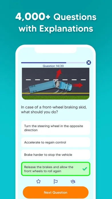 Ảnh chụp màn hình của CDL Prep Test Practice 2024