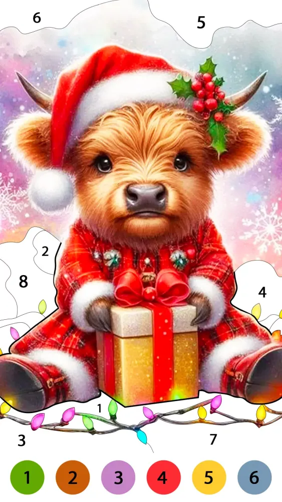 Christmas Cute Coloring Game Screenshots