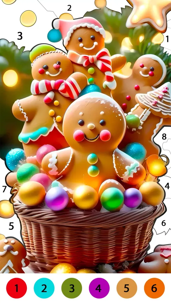Christmas Cute Coloring Game Screenshots