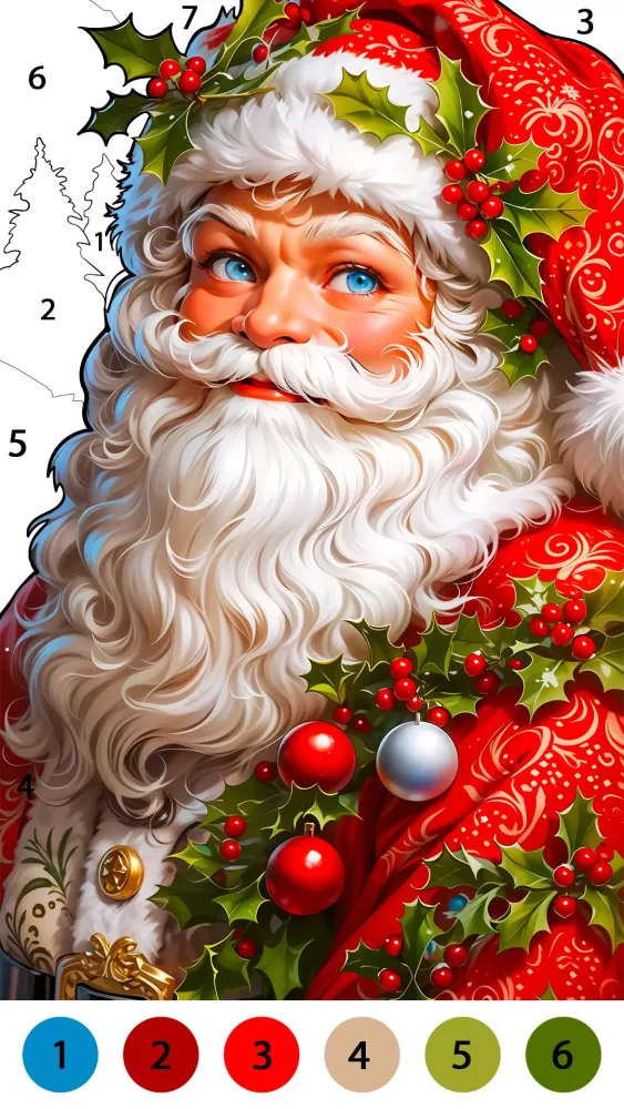 Christmas Cute Coloring Game Screenshots