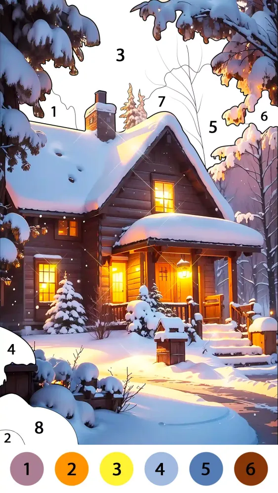 Christmas Cute Coloring Game Screenshots