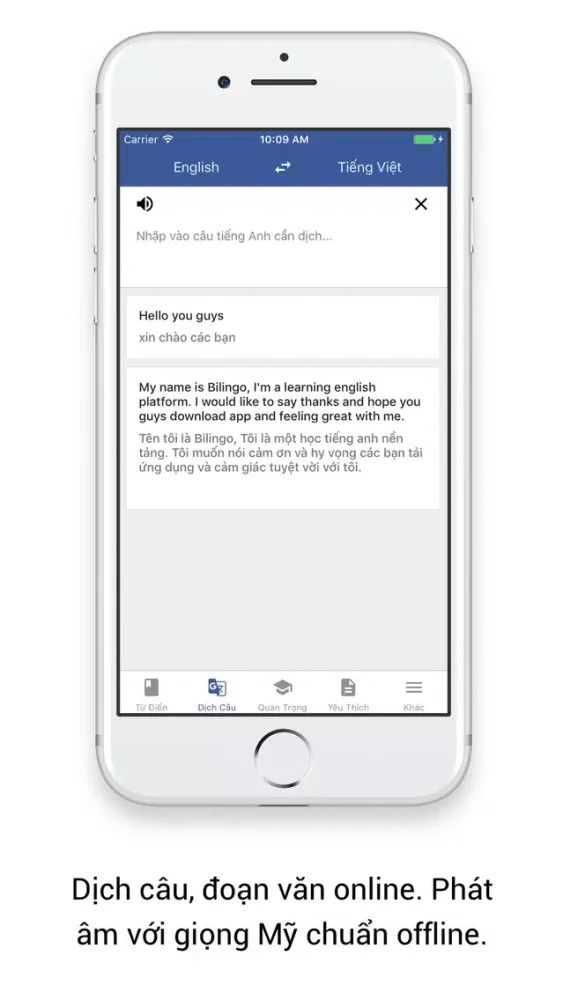 Zrzuty ekranu English Vietnamese Dictionary