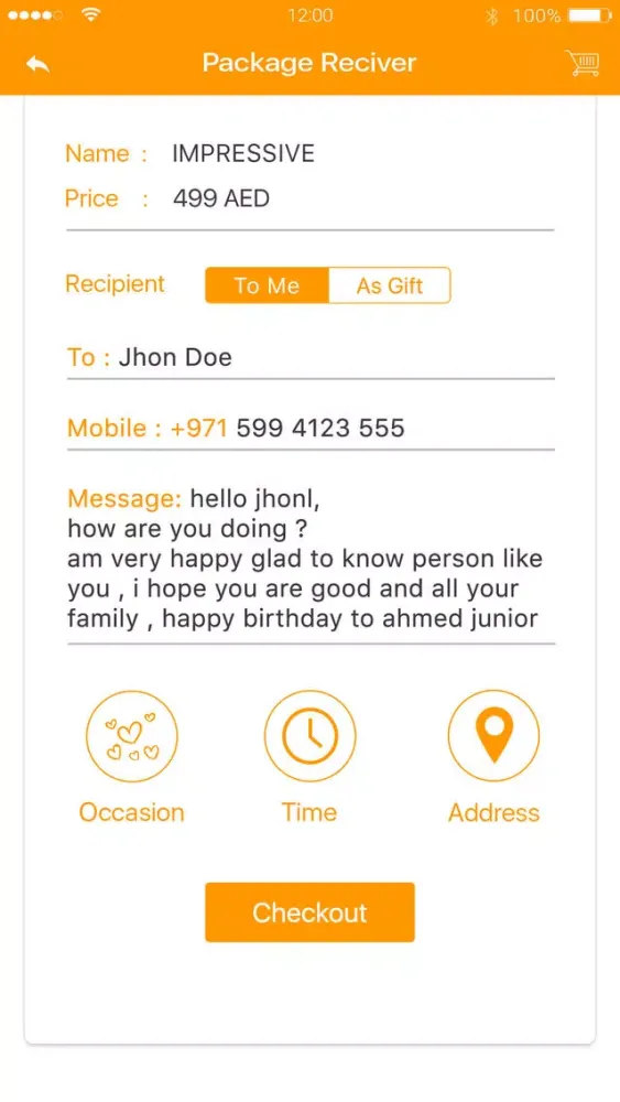 Tangkapan skrin HadayApp