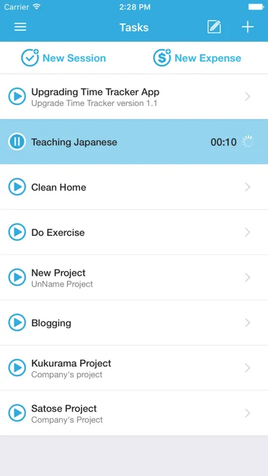 Time Tracker Free Screenshots