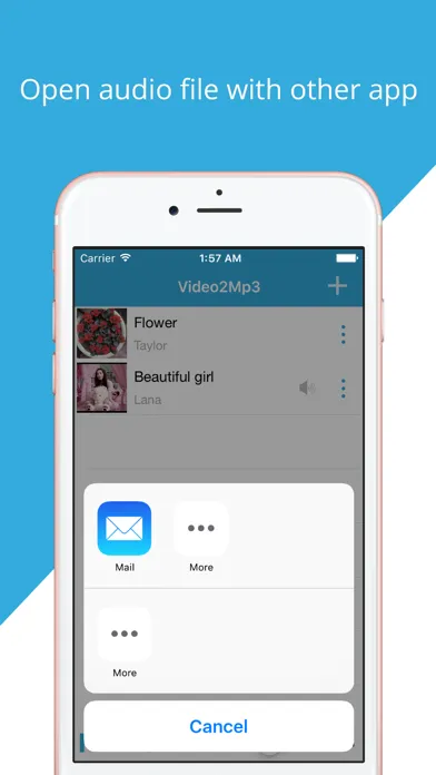 Tangkapan layar Video to Mp3 Convert