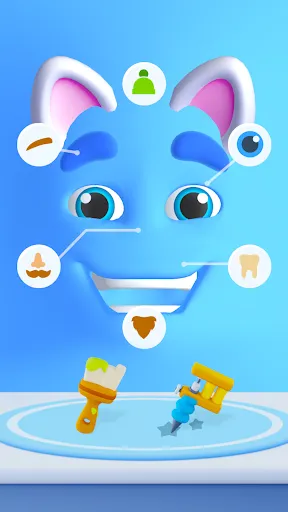 ภาพหน้าจอของ My Talking Slimy: Cat Friends
