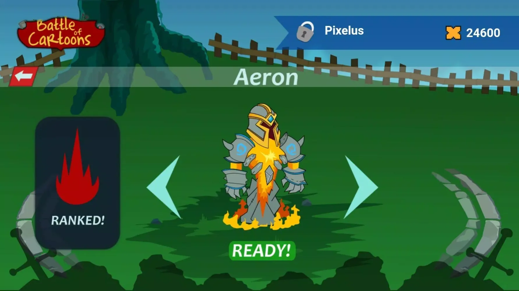 Screenshot di Battle of Cartoons
