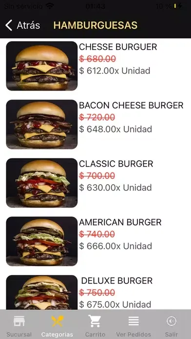 John's Burgers Ekran Görüntüleri