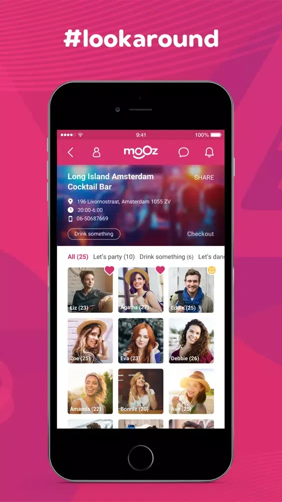 تصاویر moOz app - Meet live!