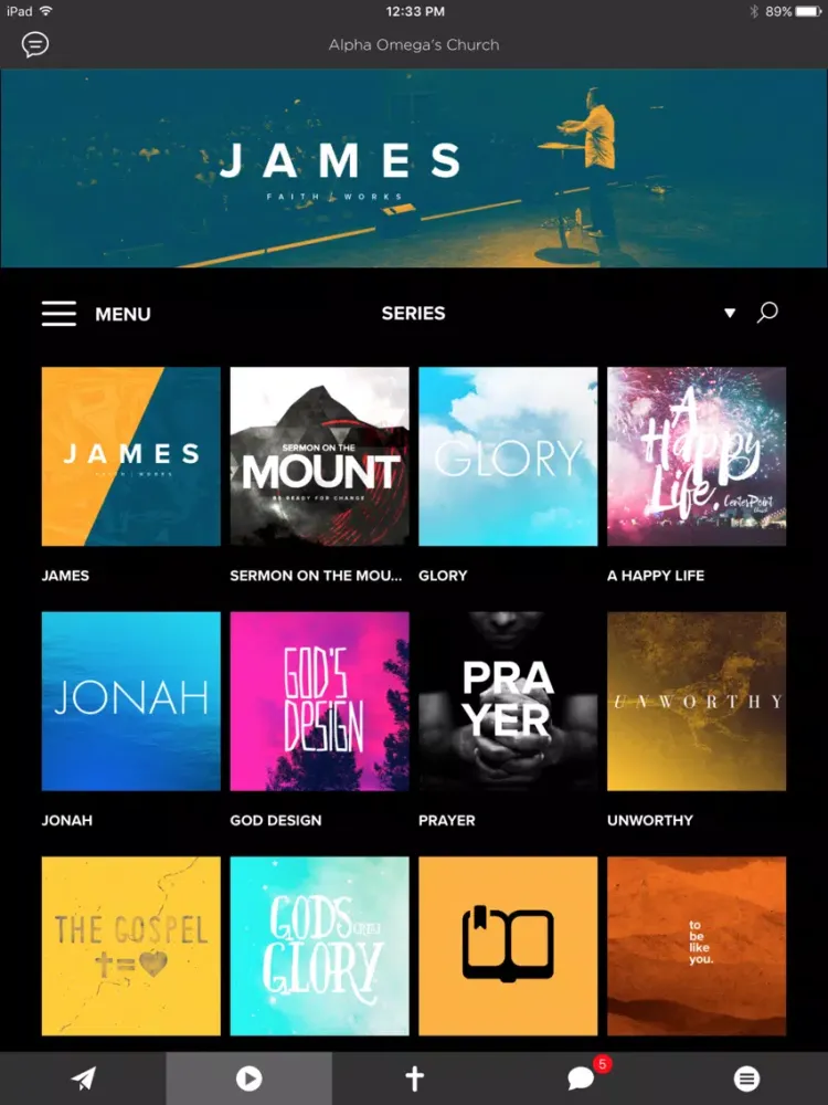 Alpha Omega Church iPad 應用截圖