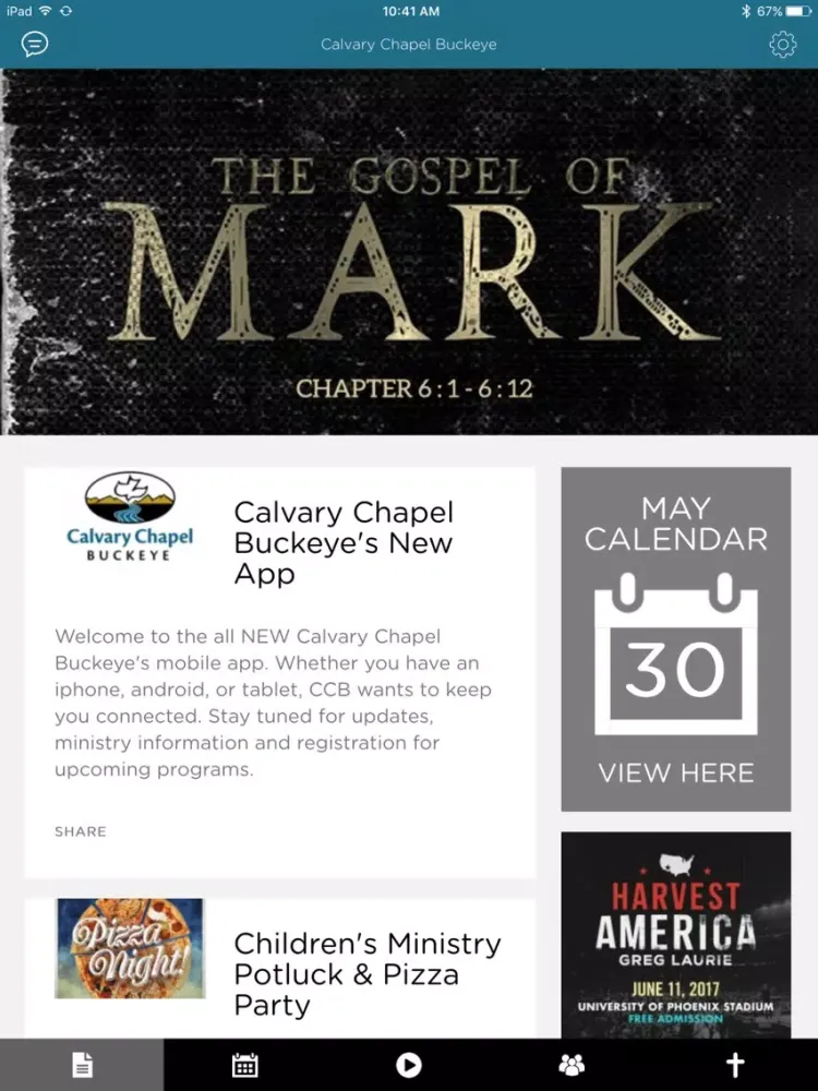 Скриншоты Calvary Chapel Buckeye iPad 