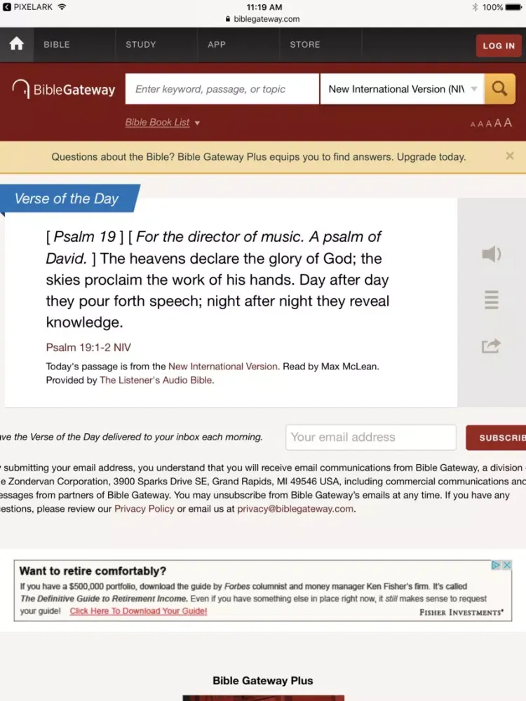FaithLink FUMC iPad  Screenshots