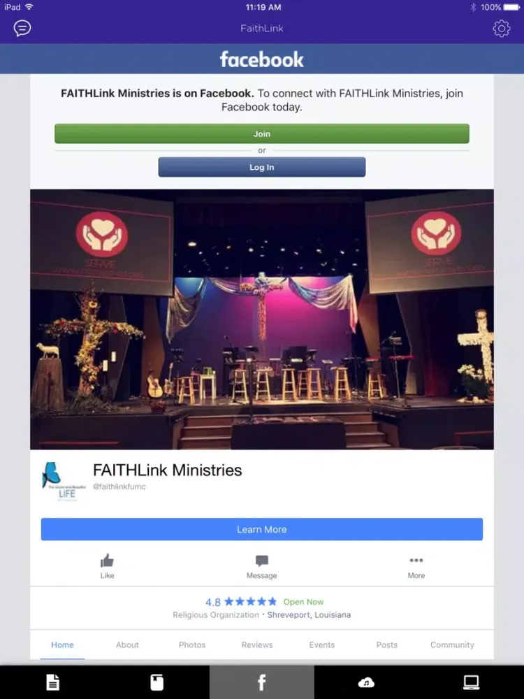 FaithLink FUMC iPad  Screenshots
