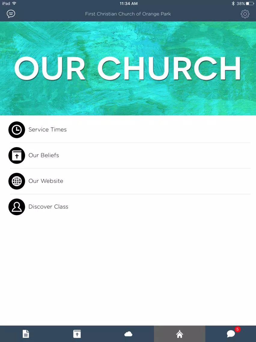 Скриншоты First Christian Church of Orange Park iPad 