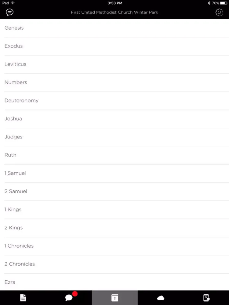 First United Methodist Church Winter Park iPad 应用截图