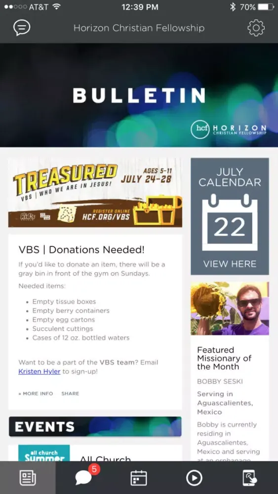 Screenshot di Horizon Christian Fellowship | SD