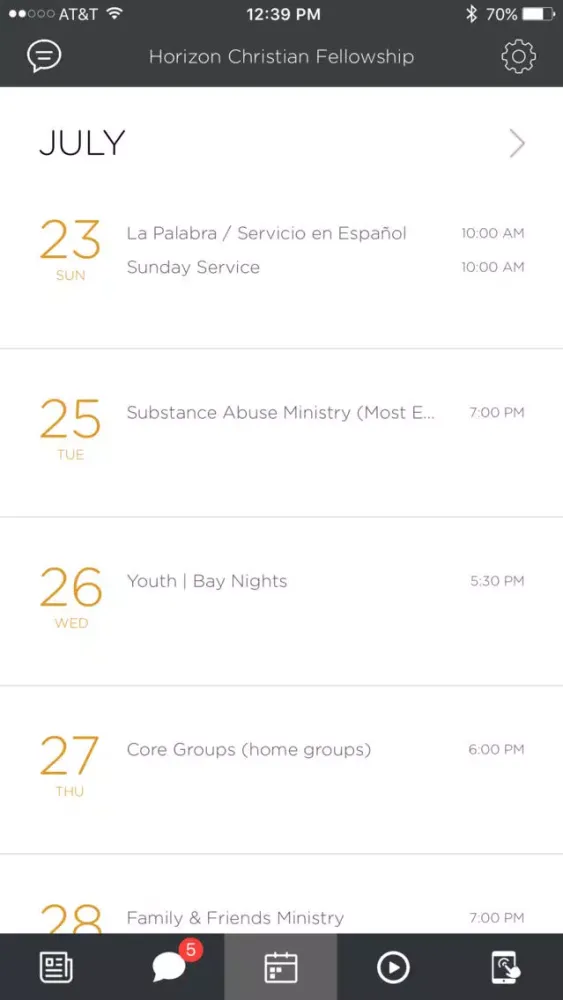 Screenshot di Horizon Christian Fellowship | SD