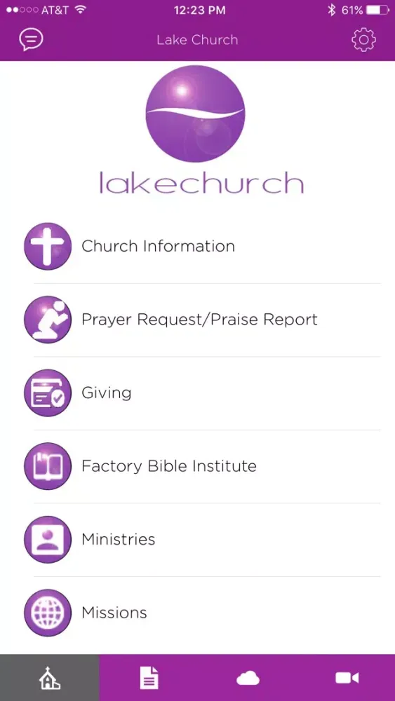 Tangkapan layar Lake Church Mannford