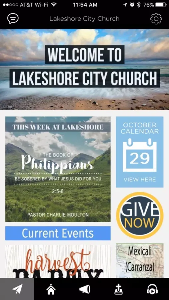 Lakeshore City Church App Screenshots
