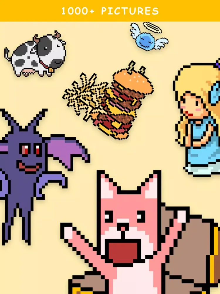 تصاویر Pixel Art - Number Coloring. iPad 