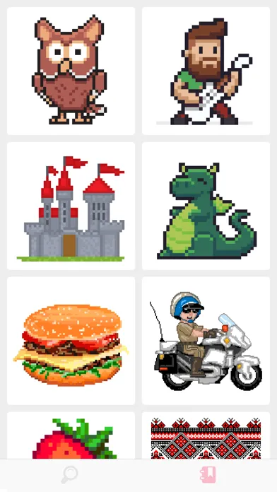 ภาพหน้าจอของ Pixel Art – Coloring Book