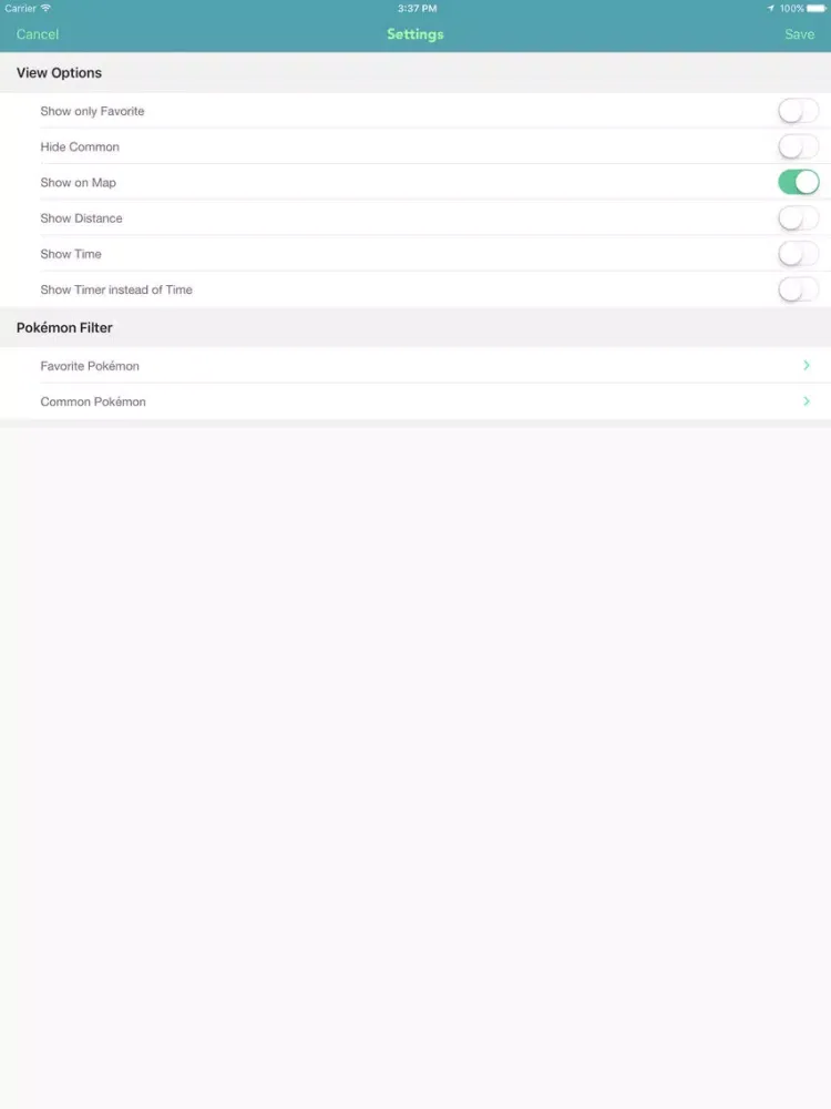 Zrzuty ekranu Pokemap for Pokemon GO with Radar Scanner iPad 