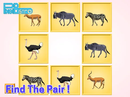 BoxZoo Kenya : Shadow Matching Game iPad 應用截圖