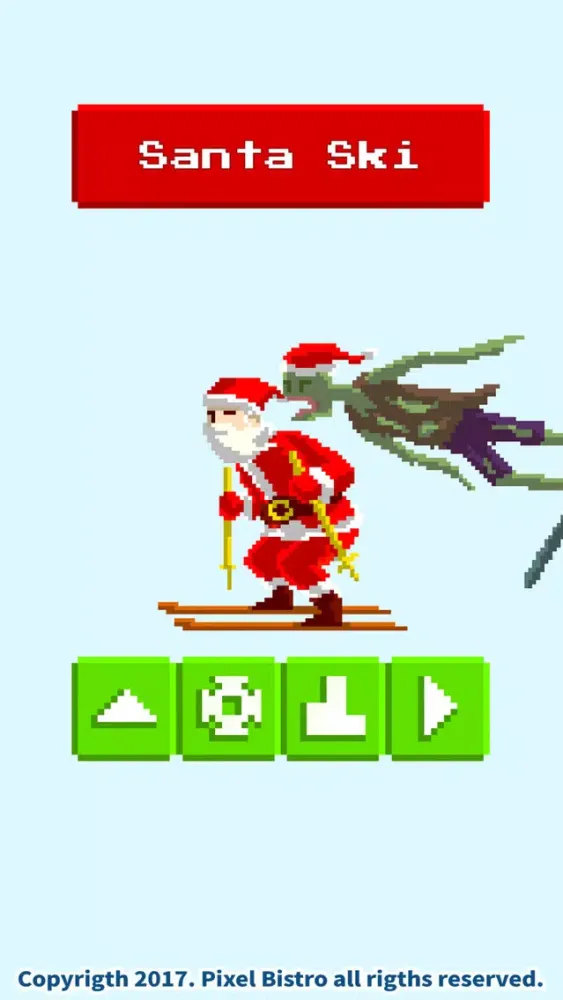 Santa Ski vs Zombies Ski Ekran Görüntüleri