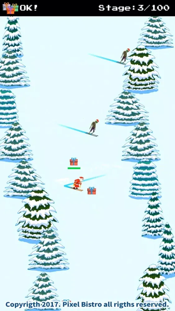 Santa Ski vs Zombies Ski Ekran Görüntüleri