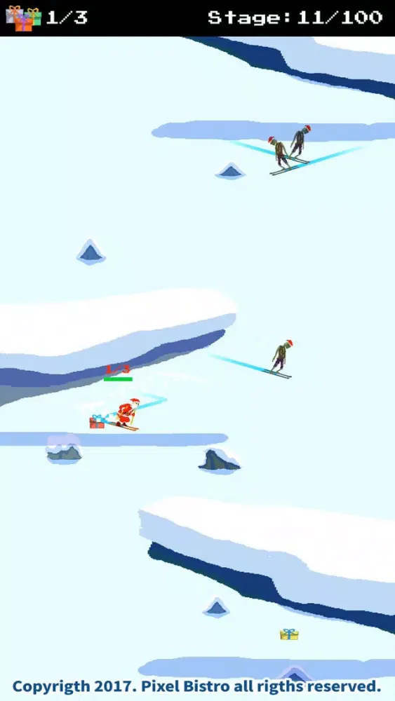 Santa Ski vs Zombies Ski Ekran Görüntüleri