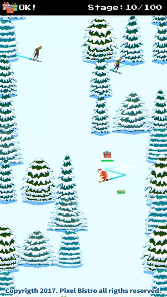 Santa Ski vs Zombies Ski Ekran Görüntüleri