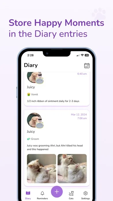 Screenshot di Cat Journal-Cat Care Companion