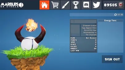 Zrzuty ekranu Marbles On Stream Mobile