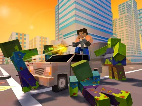 Zrzuty ekranu Pixel City Wars: 3D FPS Strike iPad 