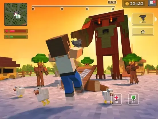 Zrzuty ekranu Pixel City Wars: 3D FPS Strike iPad 